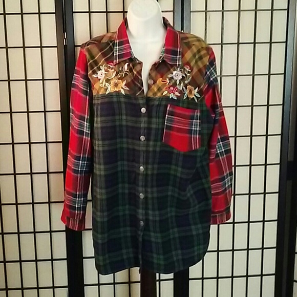 Blair Tops Blair Patchwork Shirt Poshmark