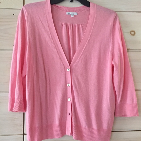 Pink Gap Cardigan