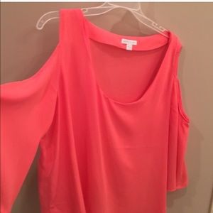 New York and Company Cold Shoulder Top