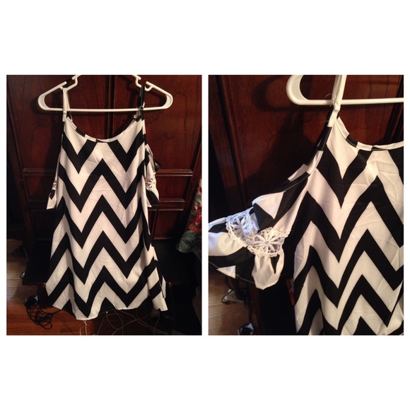 Black and white dress
