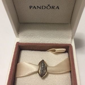 Pandora Football Charm