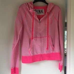 VS pink light weight hoodie