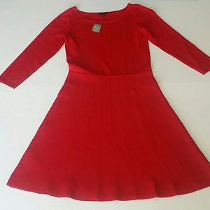 Beautiful red Ann Taylor petite dress nwt