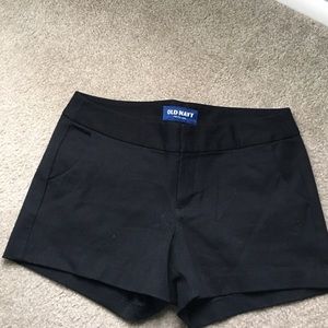 Black old navy shorts