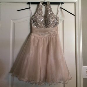 Short beaded HOMECOMING dress