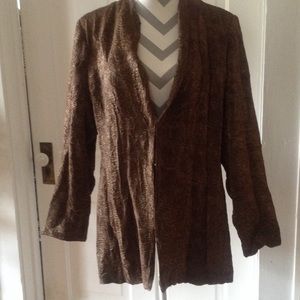 Brown cardigan with buttons