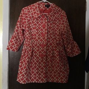 Orange and cream coat