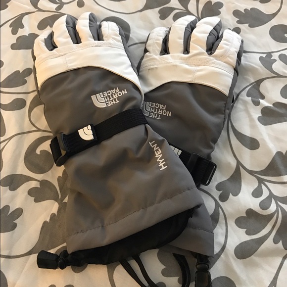 The North Face ski gloves