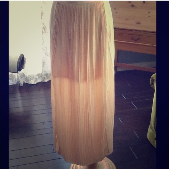 Blush Pink Maxi Skirt - Picture 2 of 2