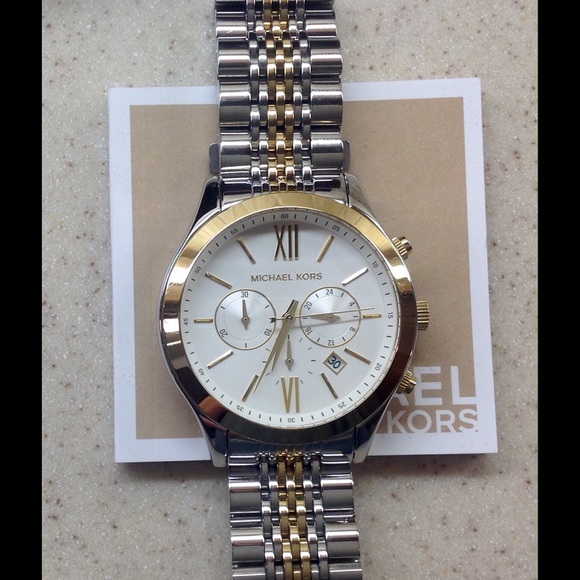 Michael Kors MK8306 two tone watch main image 2
