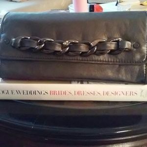 Leather Chain Clutch