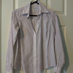 Striped button up shirt