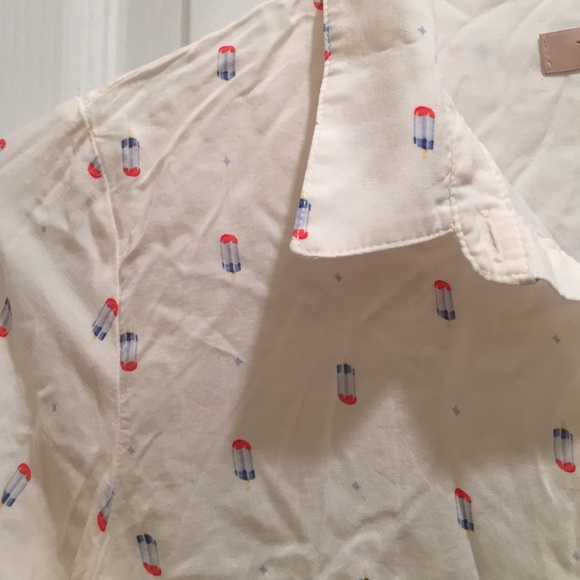 💯Popsicle print button-down. Madewell J Crew 💯