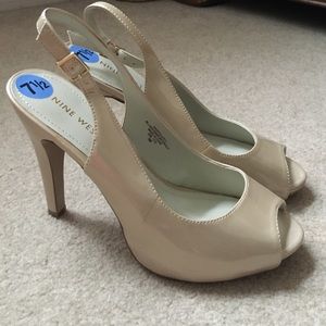 Nine West sling back pumps, TJ Maxx,  never worn