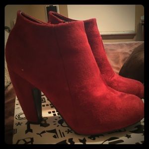 Maroon Booties