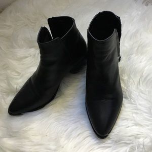 Topshop Leather Booties