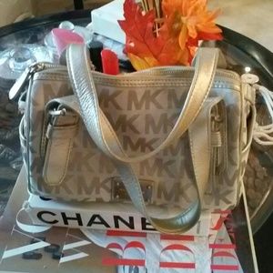 Michael Kors Small Gold Tote Bag