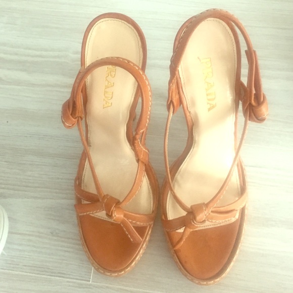 Prada 6" heels hot hot Sandal shoe sexy