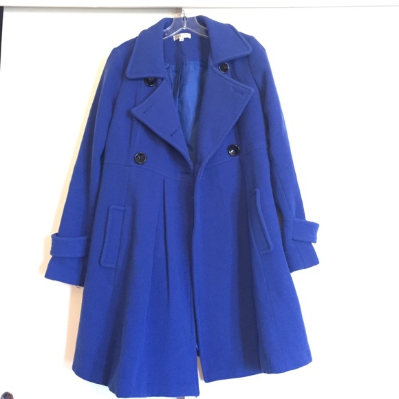 Liquid Blue pea coat size 6