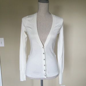 NWOT cardigan, XS, Express, faux diamond buttons