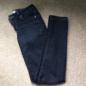Dark wash skinny Paige jeans