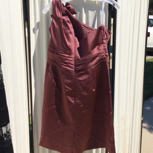 Bridesmaid / Prom / Homecoming Satin Dress - Picture 8 of 9