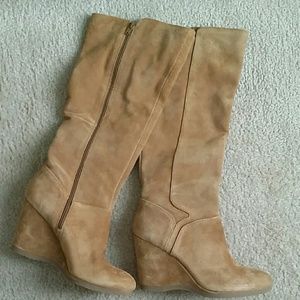 Suede nine west knee high boots  new