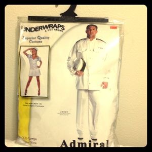 Admiral Costume. Size xxl. Brand new. Never wore