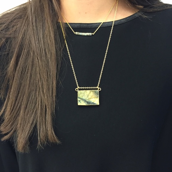 Modern Stone Necklace