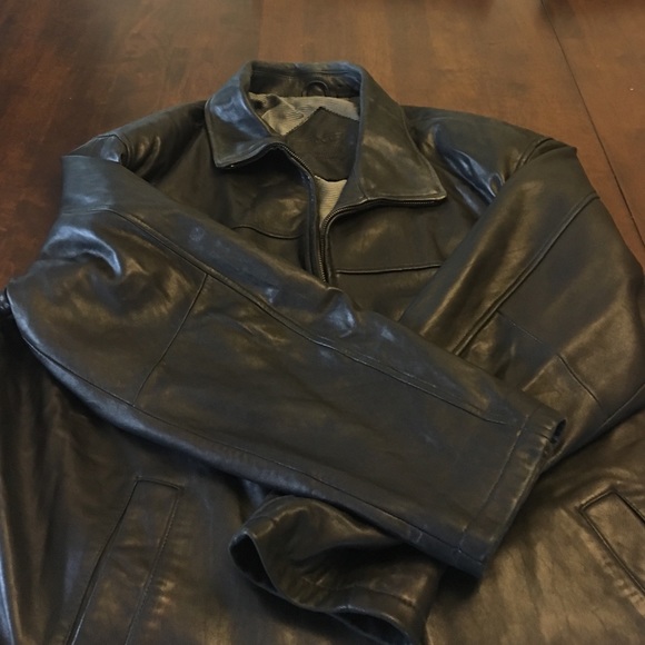 Lamb skin (feels and looks like leather) jacket