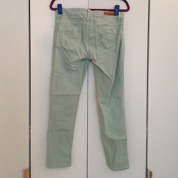 Mint Green Skinny Denim Jeans from Zara - Picture 3 of 3