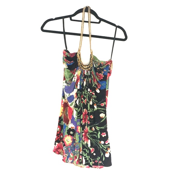 Floral Halter Neck Top