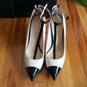 Nine West T-strap shoes-WORN ONCE!