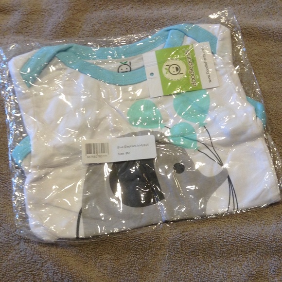 Blue Elephant Onesie - Picture 2 of 4