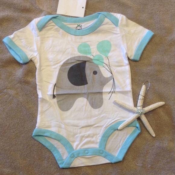 Blue Elephant Onesie - Picture 3 of 4