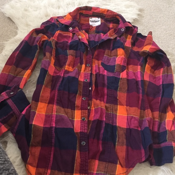 Button down plaid