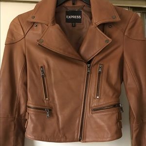 Express leather jacket