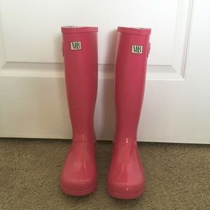 Women's Tall Rainboots, Hot Pink