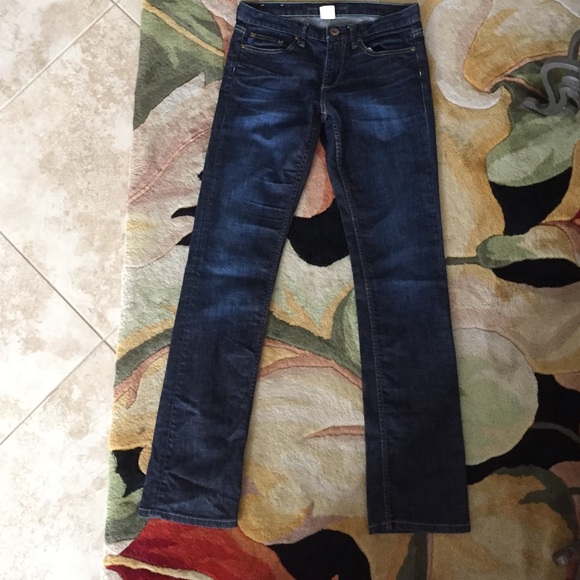 Banana Republic Dark Wash Bootcut Jeans - Picture 2 of 3