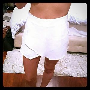 White Skort