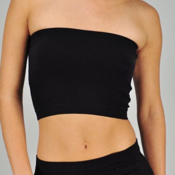 🆕🎀 Black Bandeau Bralette - Picture 2 of 3