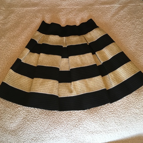 Super cute black and gold skirt