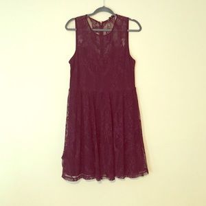Burgundy/purple dress