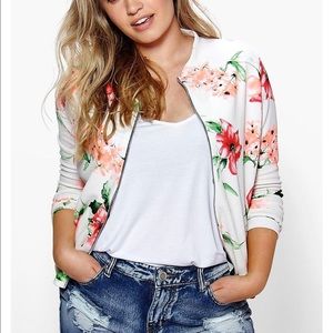 NWT Floral Jacket