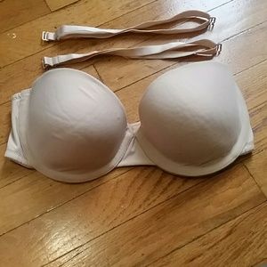 Victoria Secret nude strapless bra