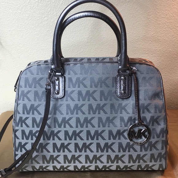 Michael Kors gray handbag