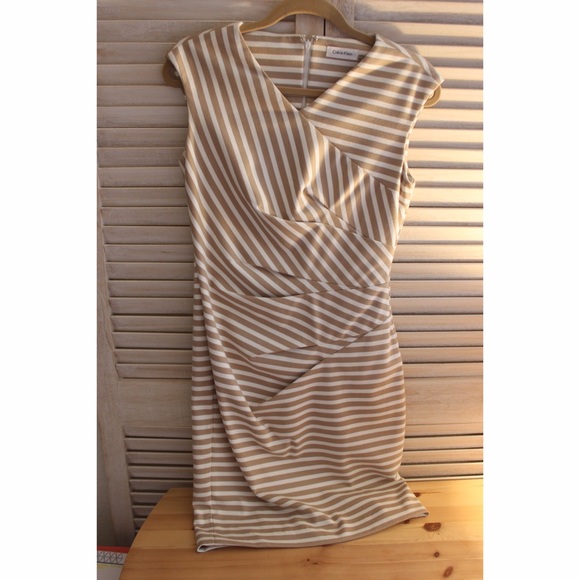 Calvin Klein striped dress