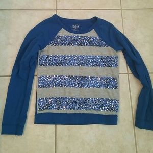 Justice sz 12 sparkle shirt