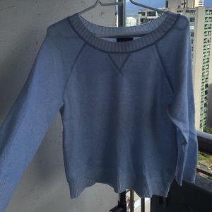 Jcrew Italian Cashmere blue sweater