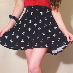 Anchors Away! skater skirt